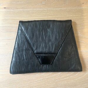 Vintage 80s Retro Giovenco Leather Shoulder Bag - Made in Canada